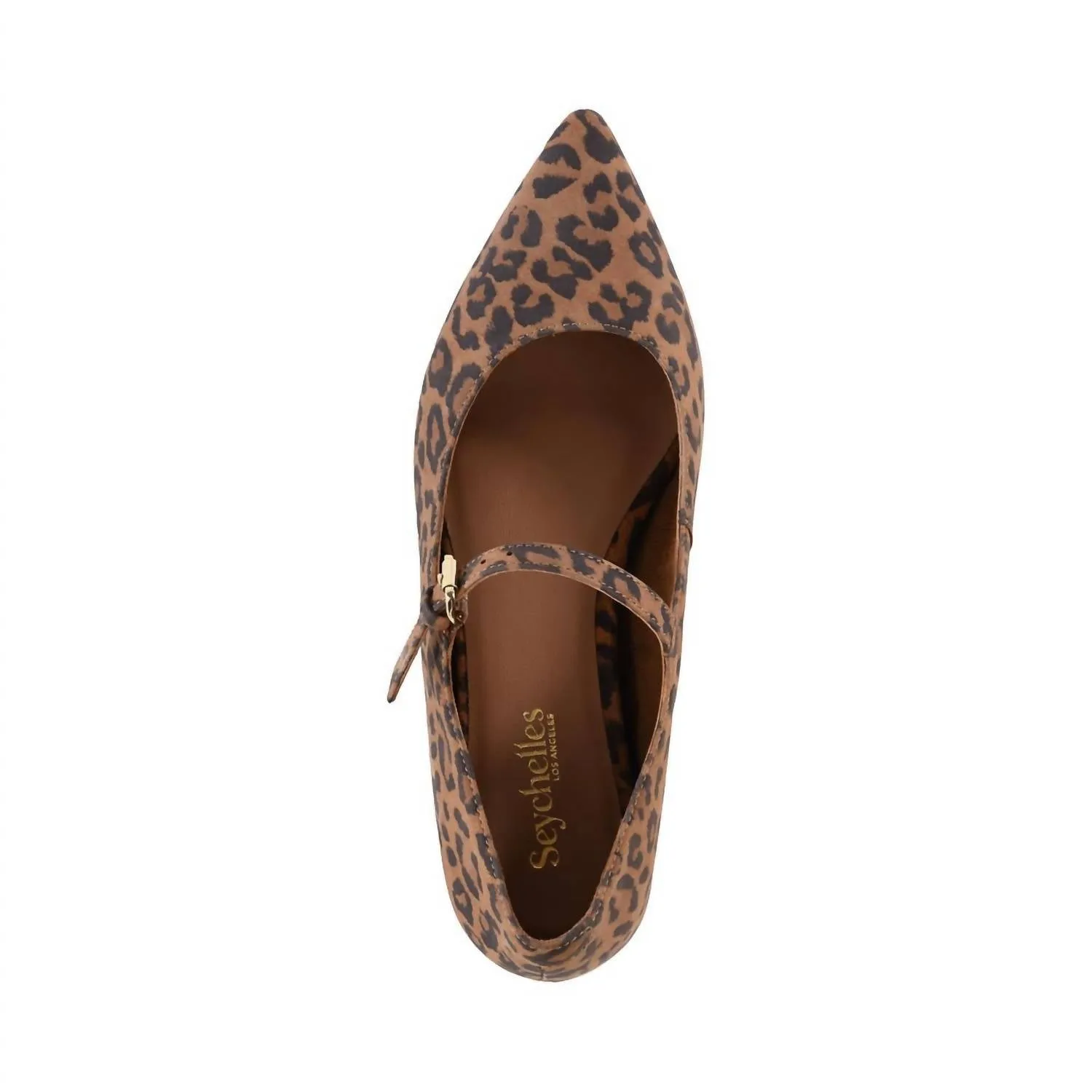 Women's Pardon Me Flat In Tan Leopard