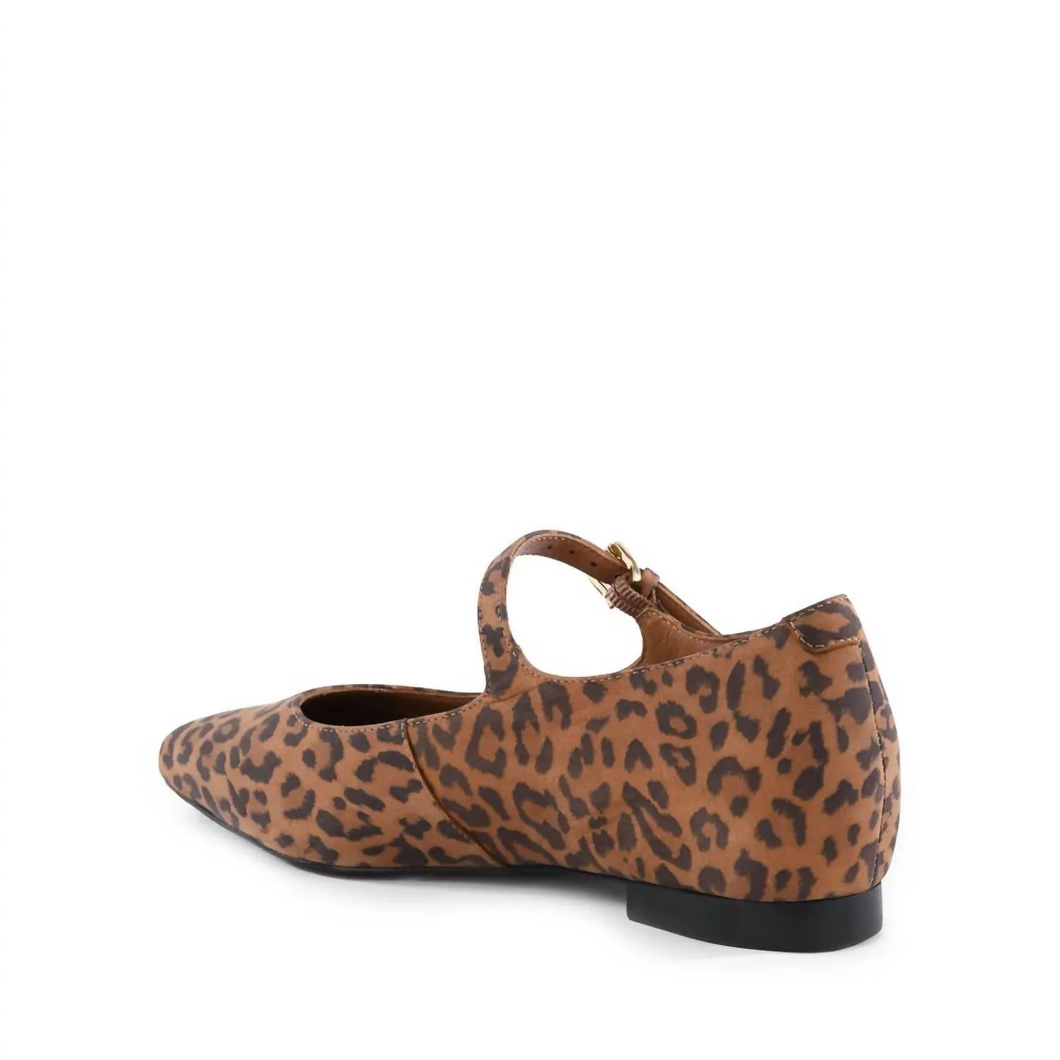 Women's Pardon Me Flat In Tan Leopard