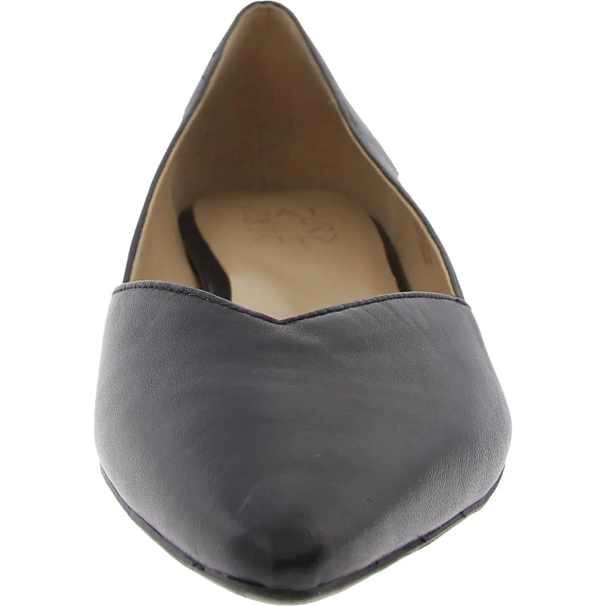 Womens Patent Pointed Toe Ballet Flats