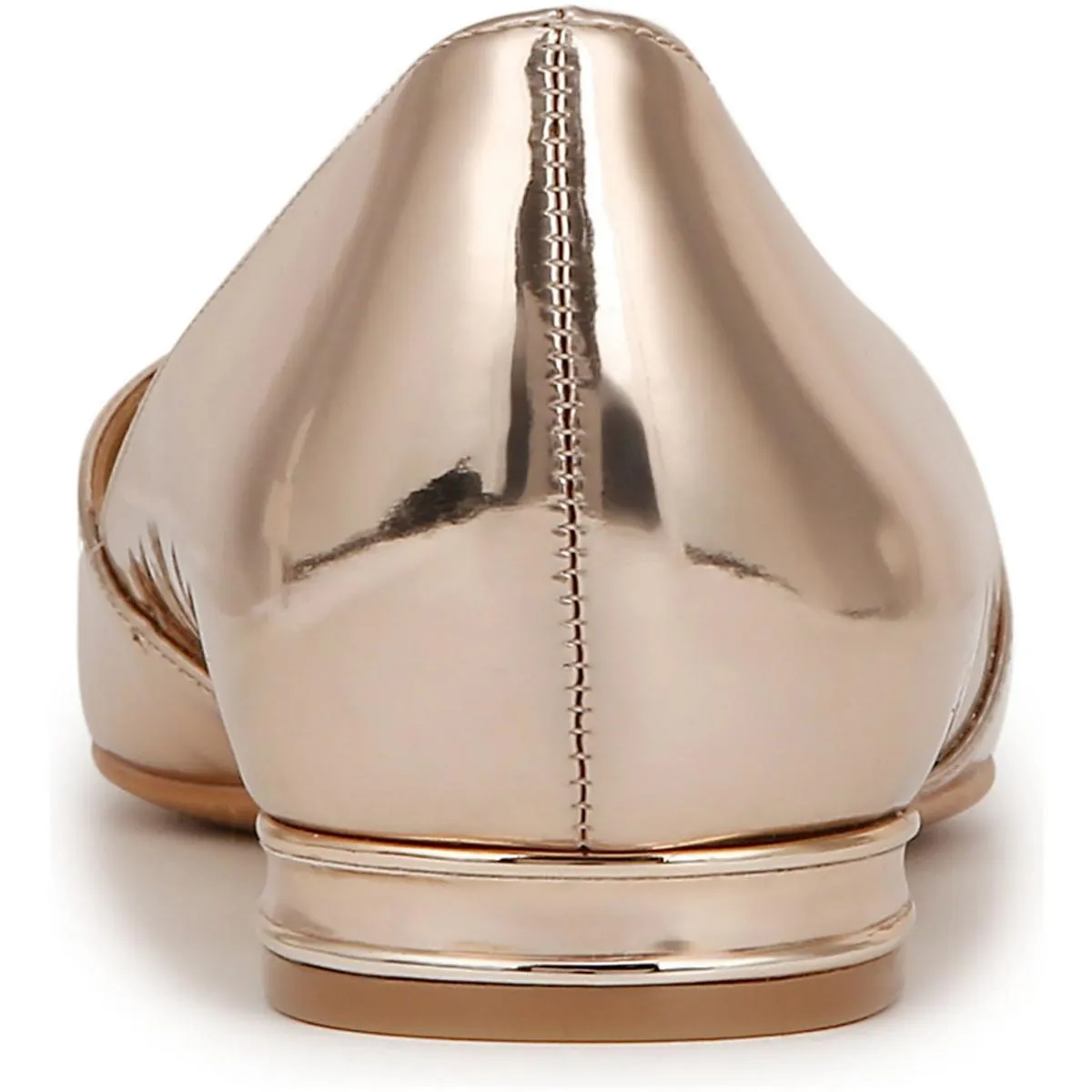 Womens Patent Pointed Toe Ballet Flats