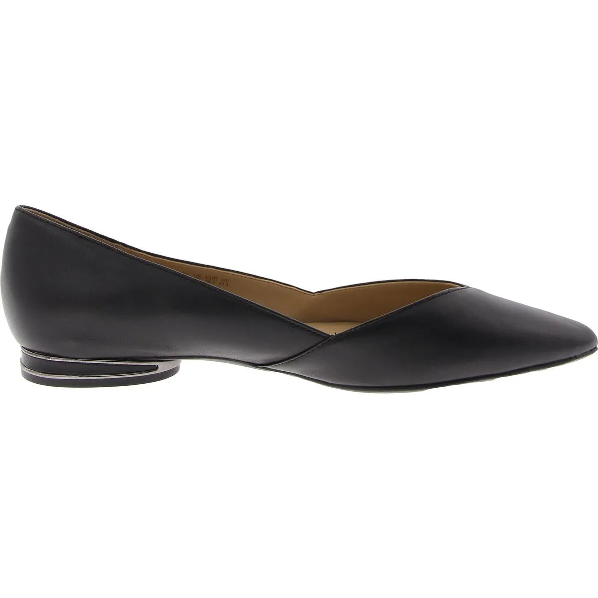 Womens Patent Pointed Toe Ballet Flats