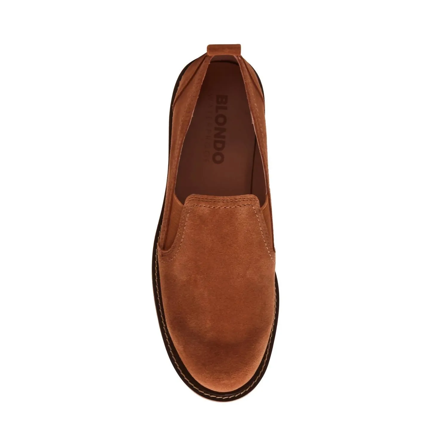 Women's Phoebe Waterproof Slip On Shoes In Tan Suede