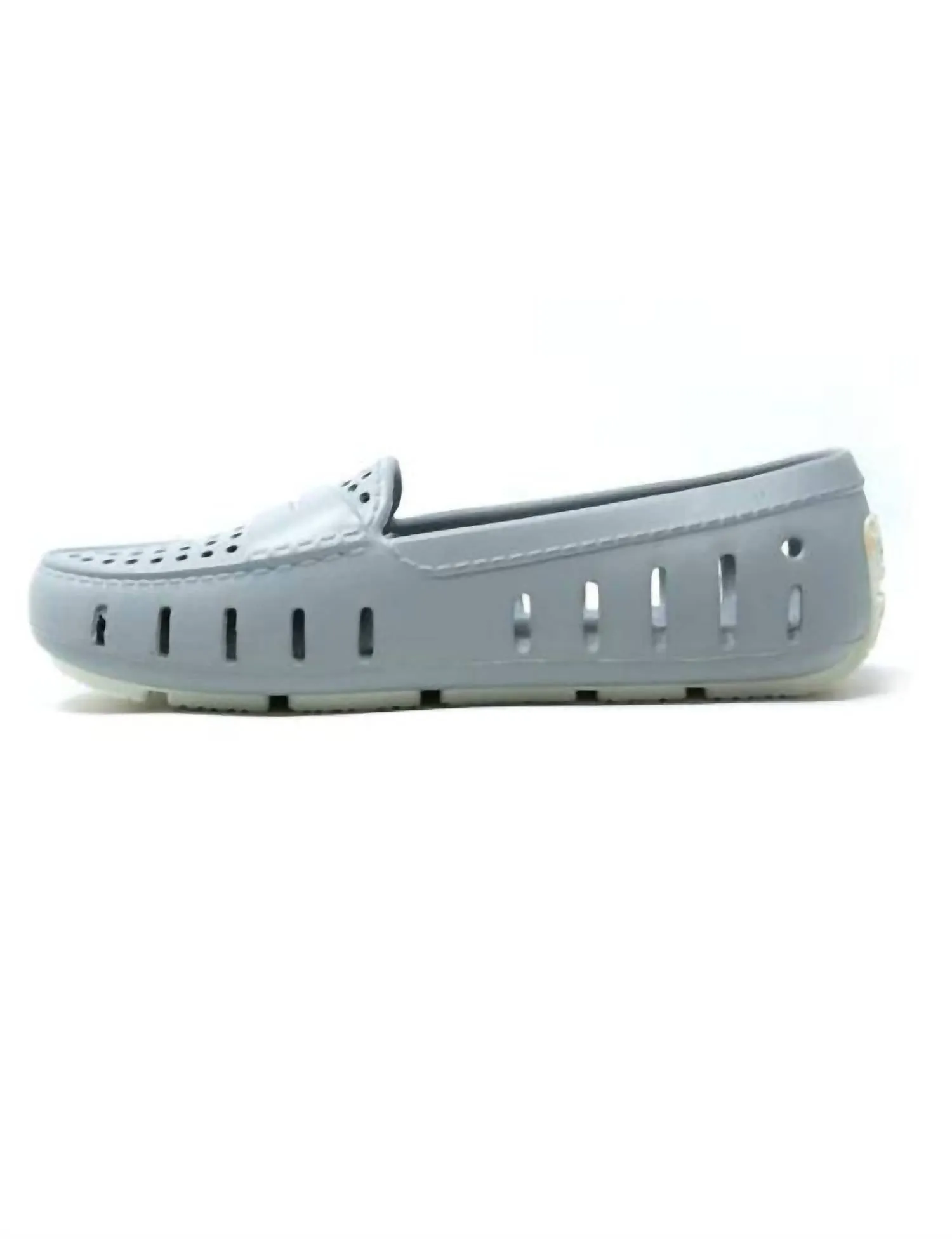 Women's Posh Driver Water Shoe In Harbor Mist Gray/coconut