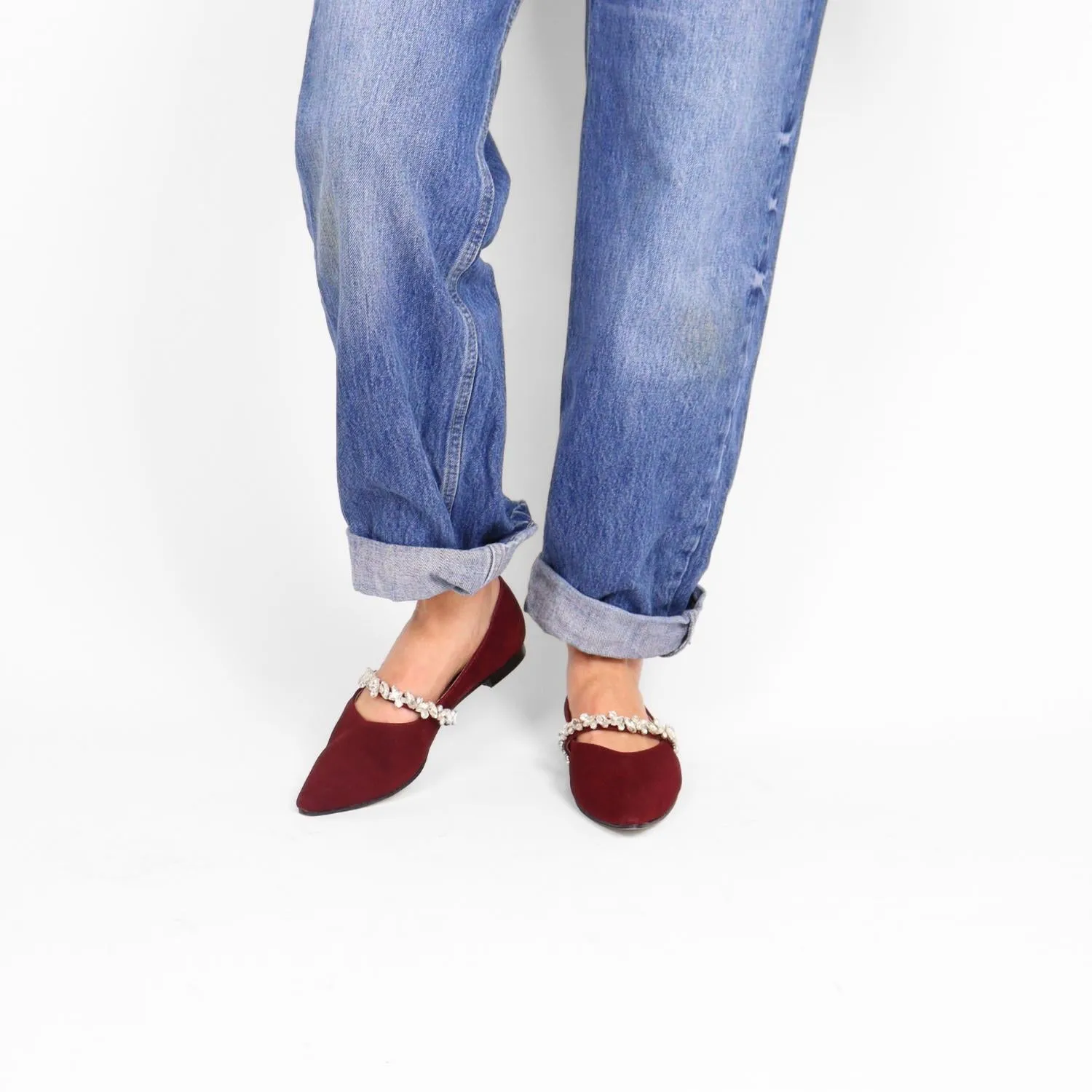 Women's Royal Flat In Purple