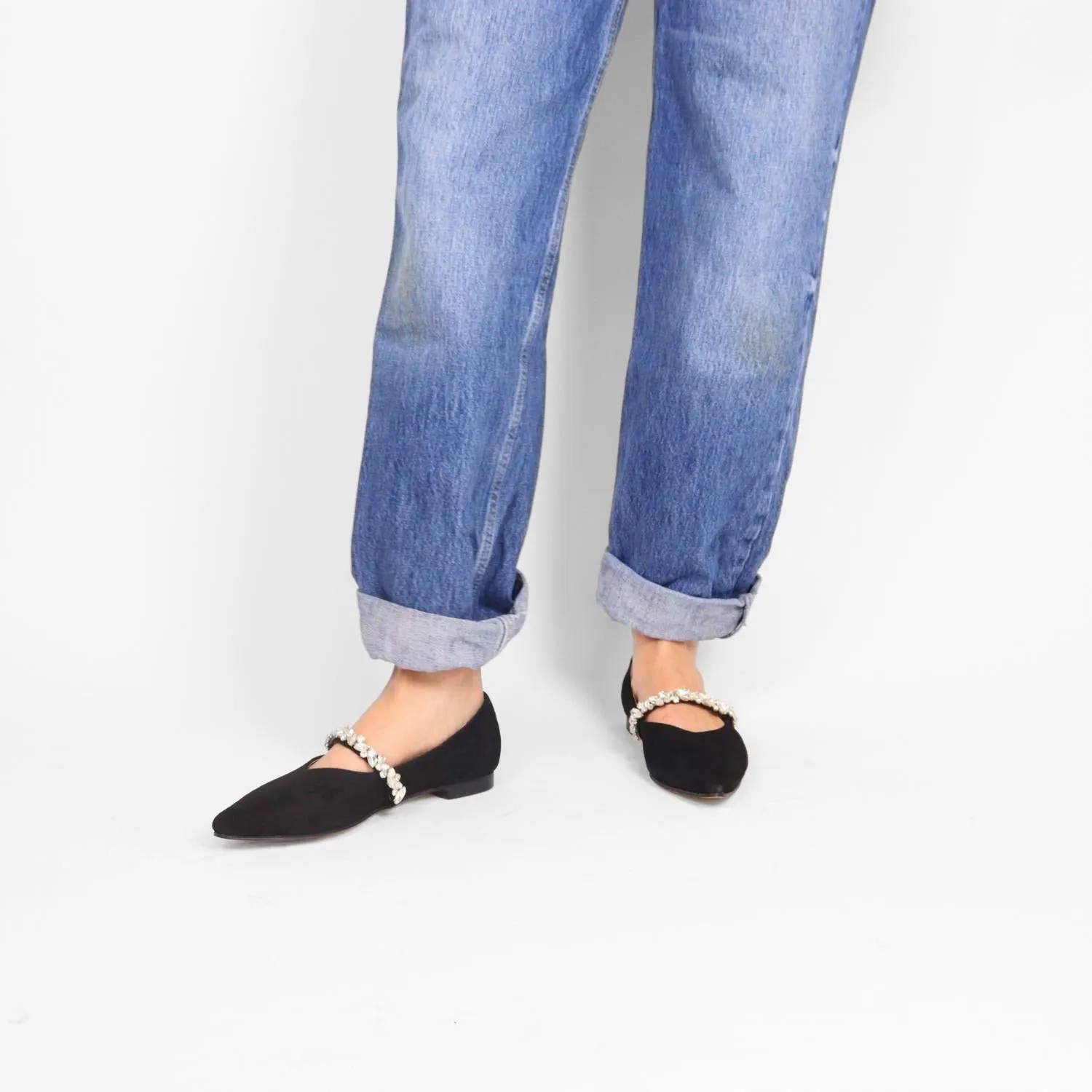 Women's Royal Flats In Black