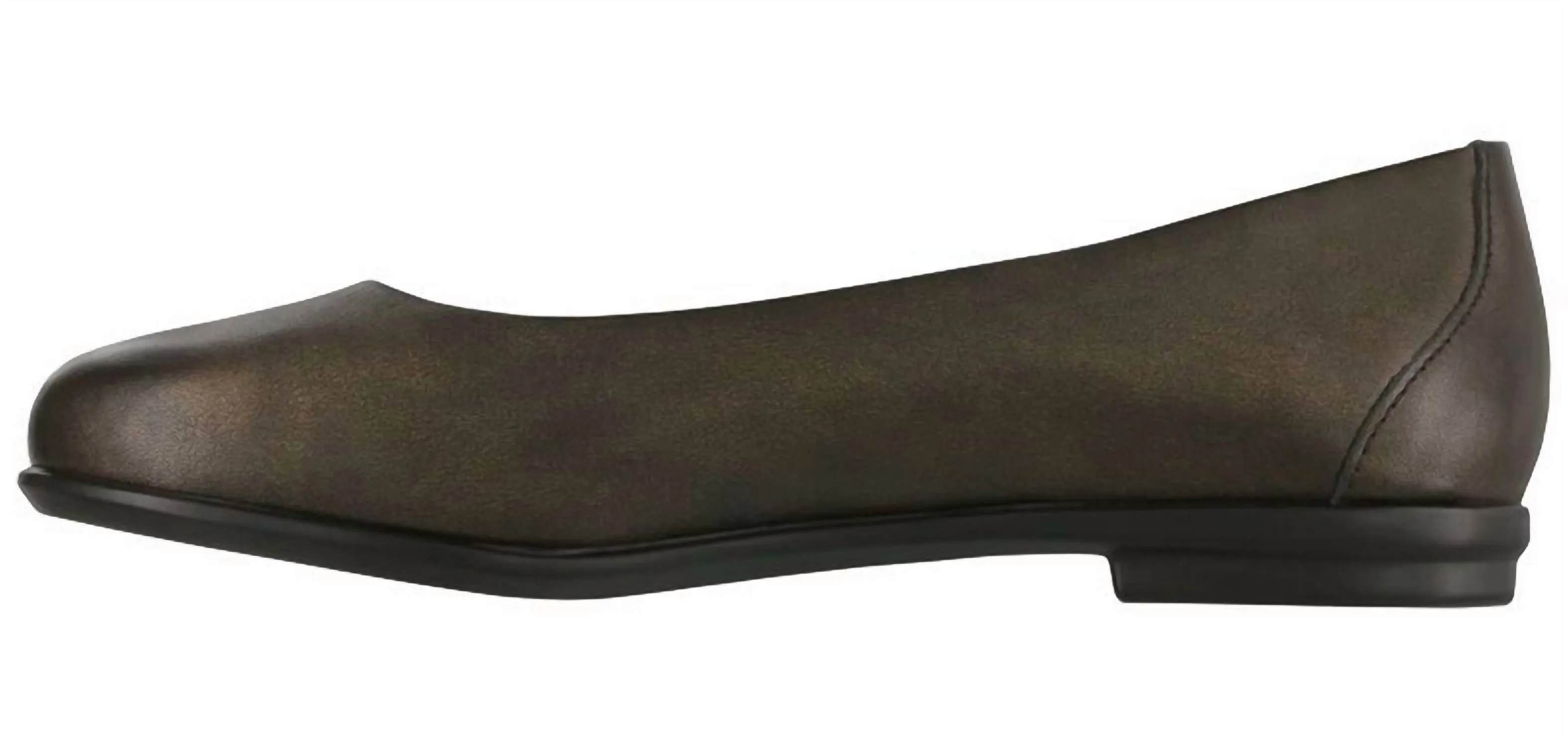 Women's Scenic Ballet Flat Shoes Medium In Bronze