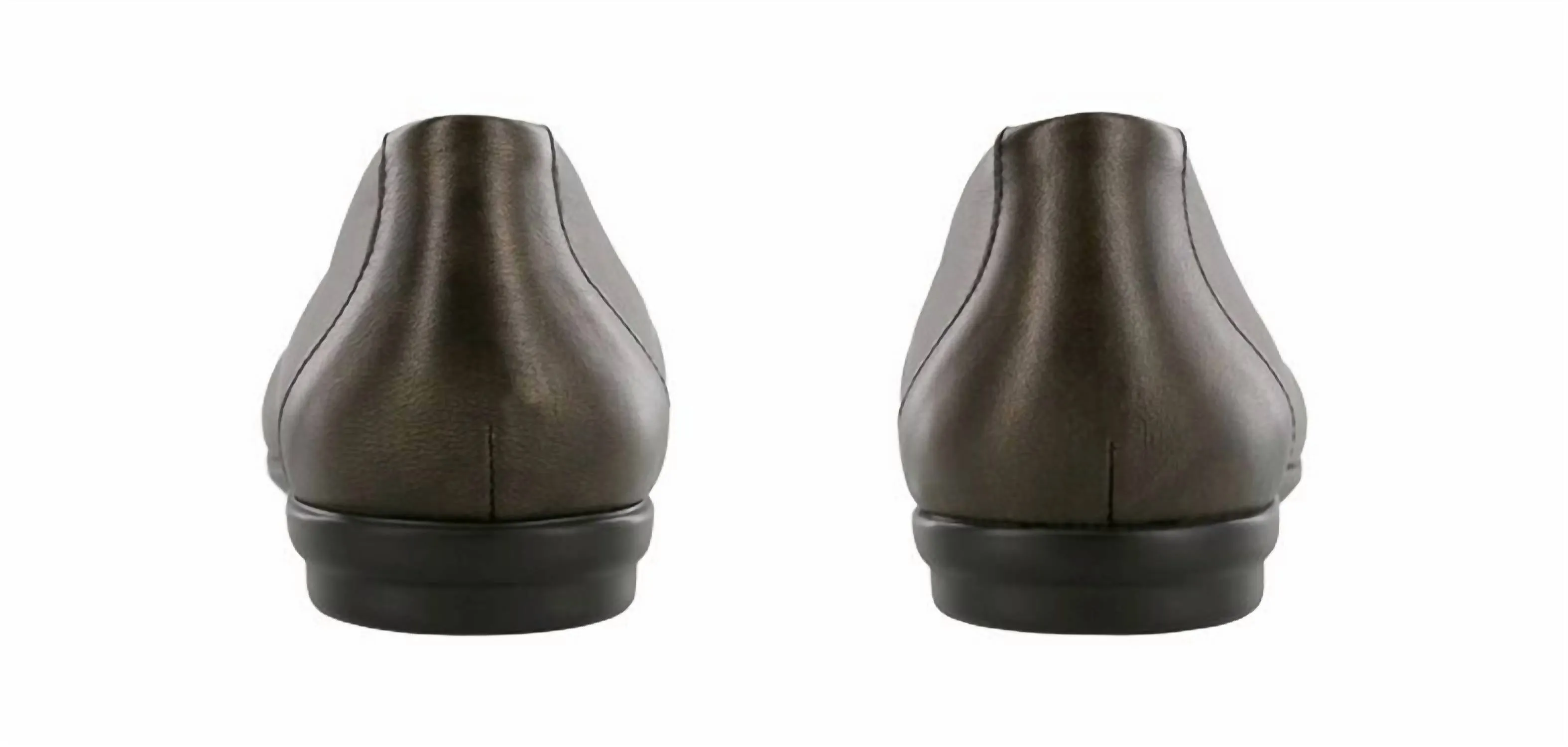Women's Scenic Ballet Flat Shoes Medium In Bronze