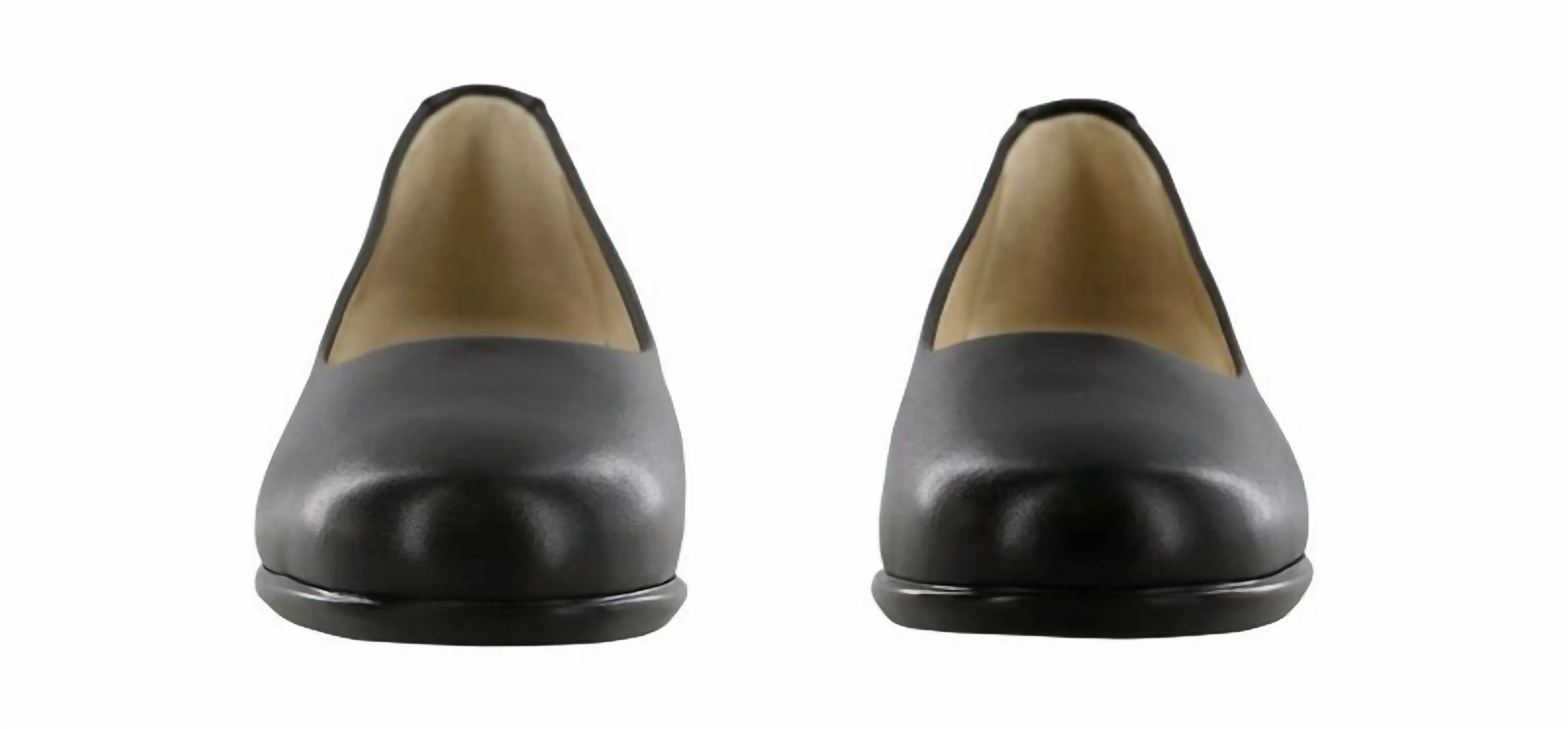 Women's Scenic Ballet Flat Shoes Slim In Black