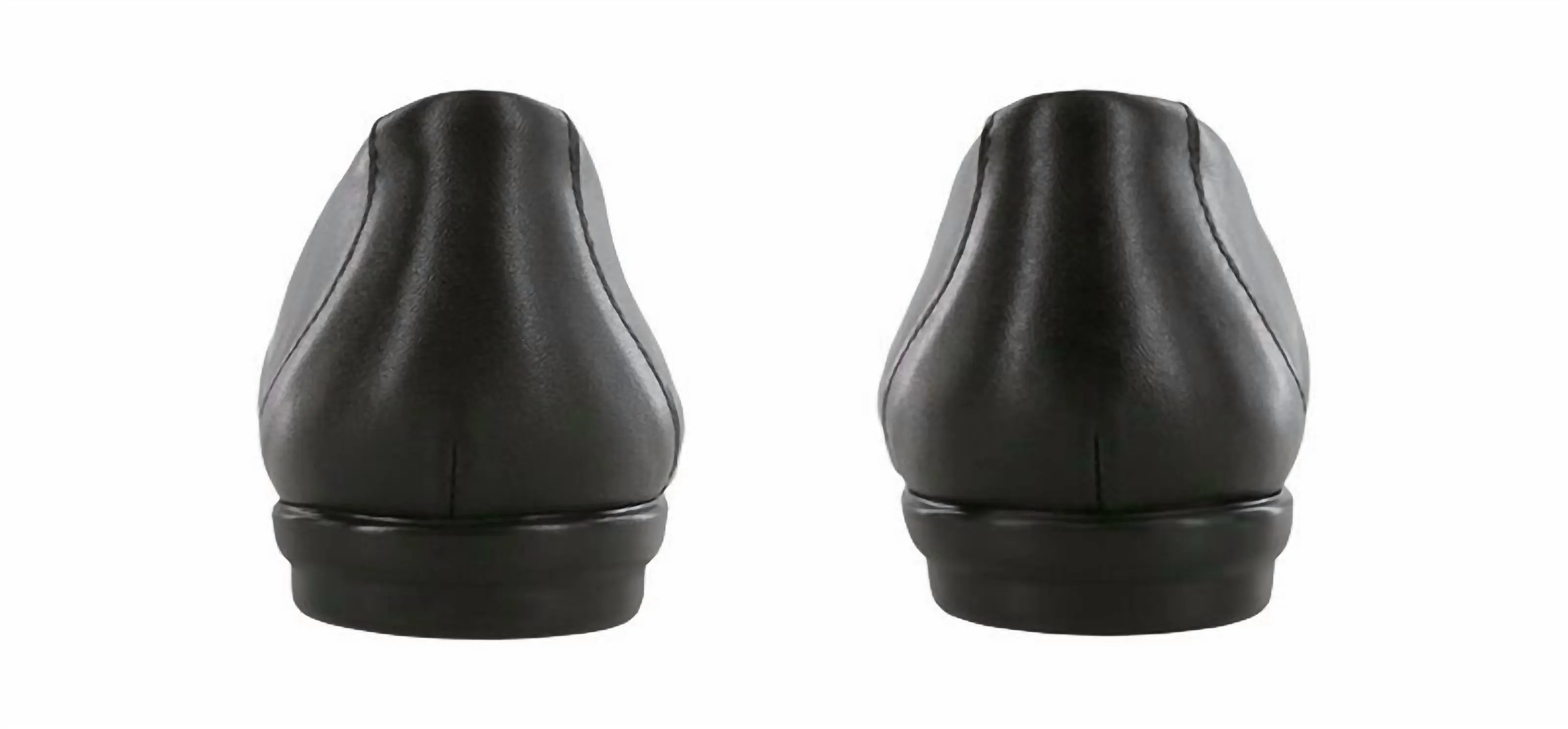 Women's Scenic Ballet Flat Shoes Slim In Black