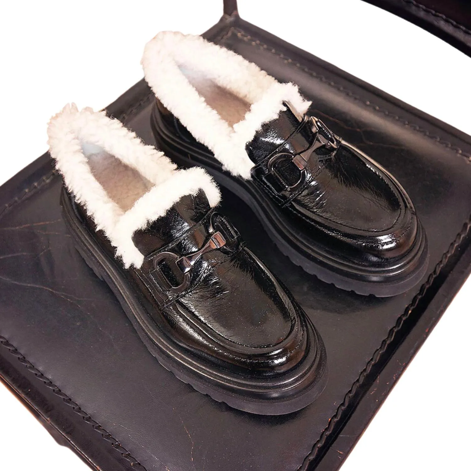 Women's Siena Shoes In Superluxe Black-Polar