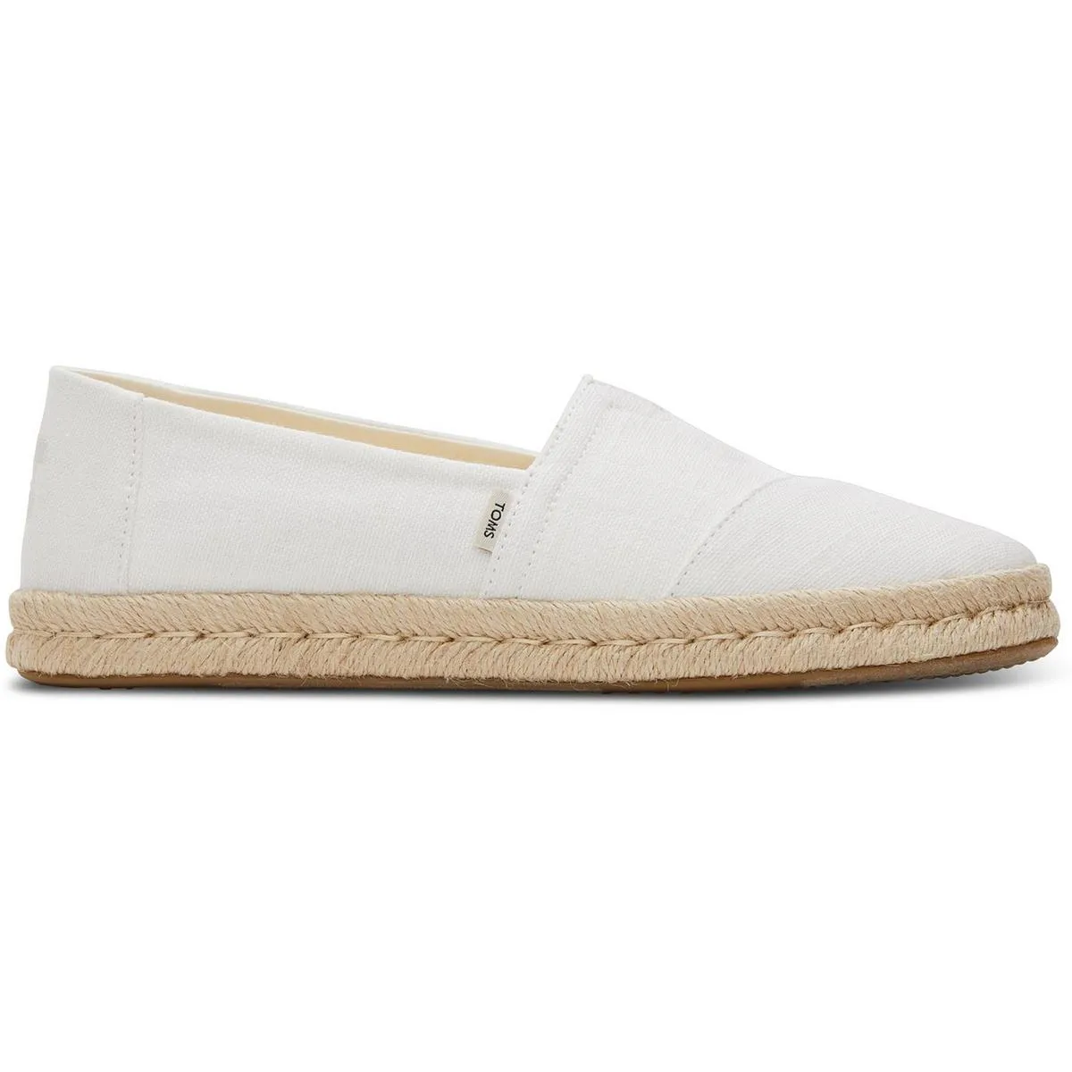 Womens Solid Canvas Slip-On Sneakers