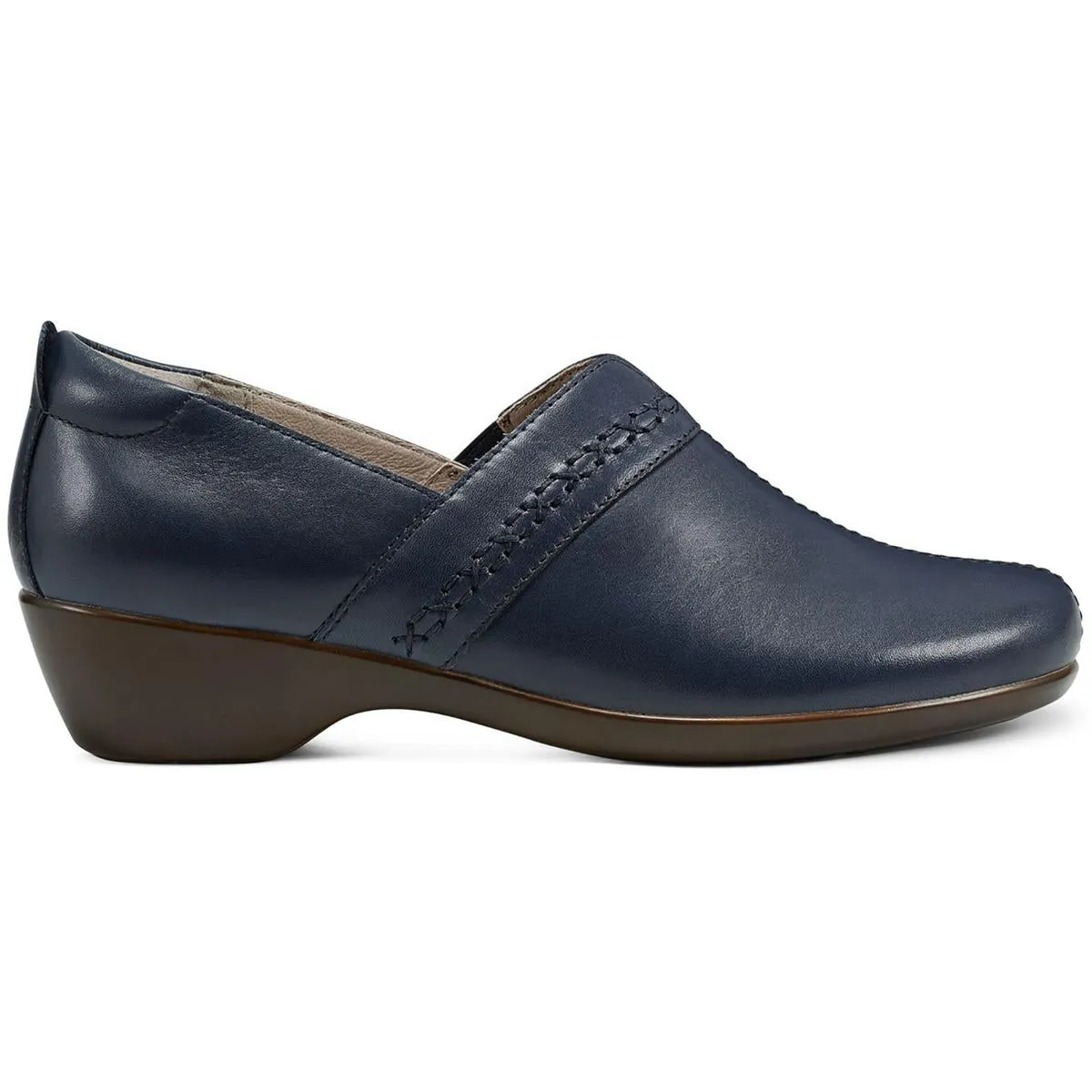 Womens Solid Leather Clogs