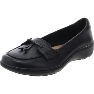 Womens Solid Leather Moccasins