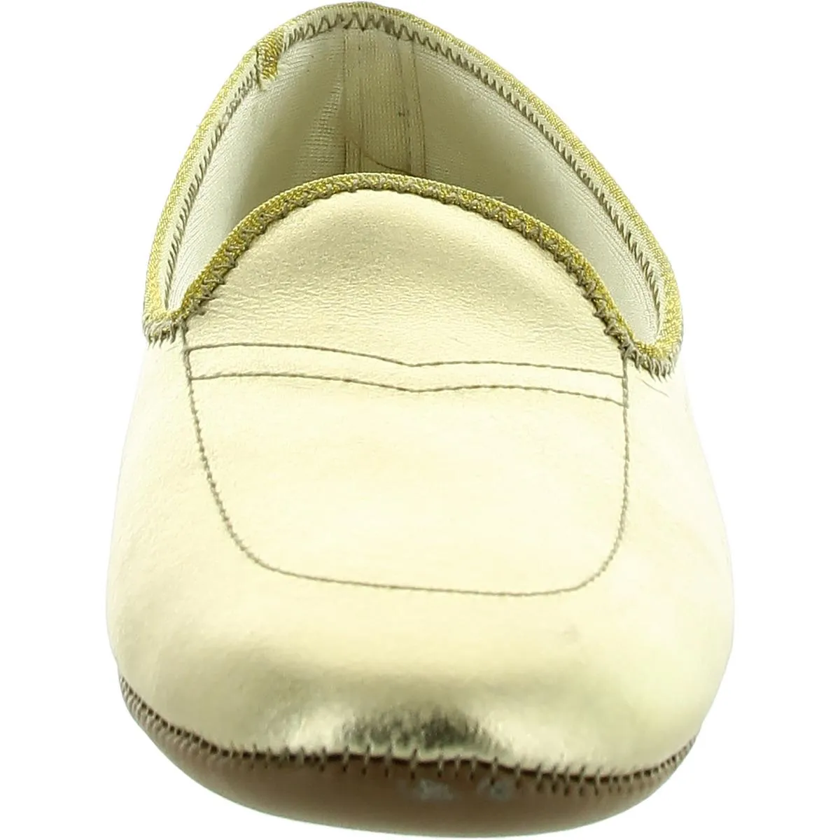 Womens Solid Man Made Flat Shoes
