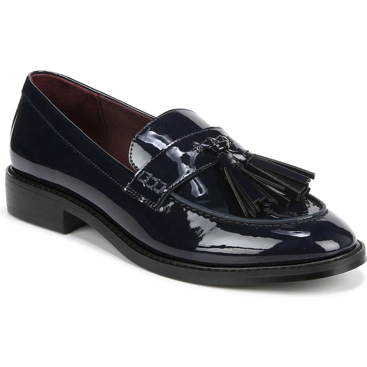 Womens Solid Man Made Loafers