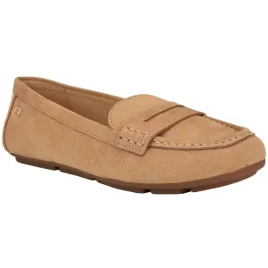 Womens Solid Man Made Loafers