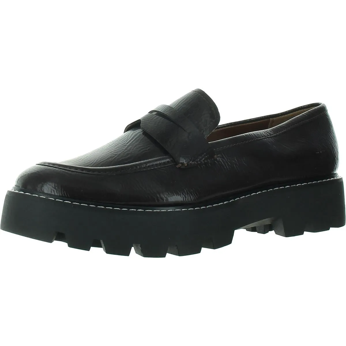 Womens Solid Man Made Oxfords