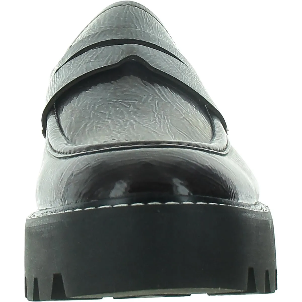 Womens Solid Man Made Oxfords