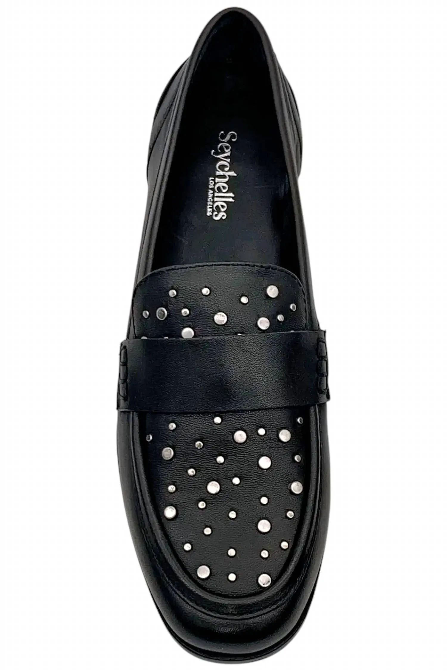 Women's Sooner Or Later Loafer In Black Studs
