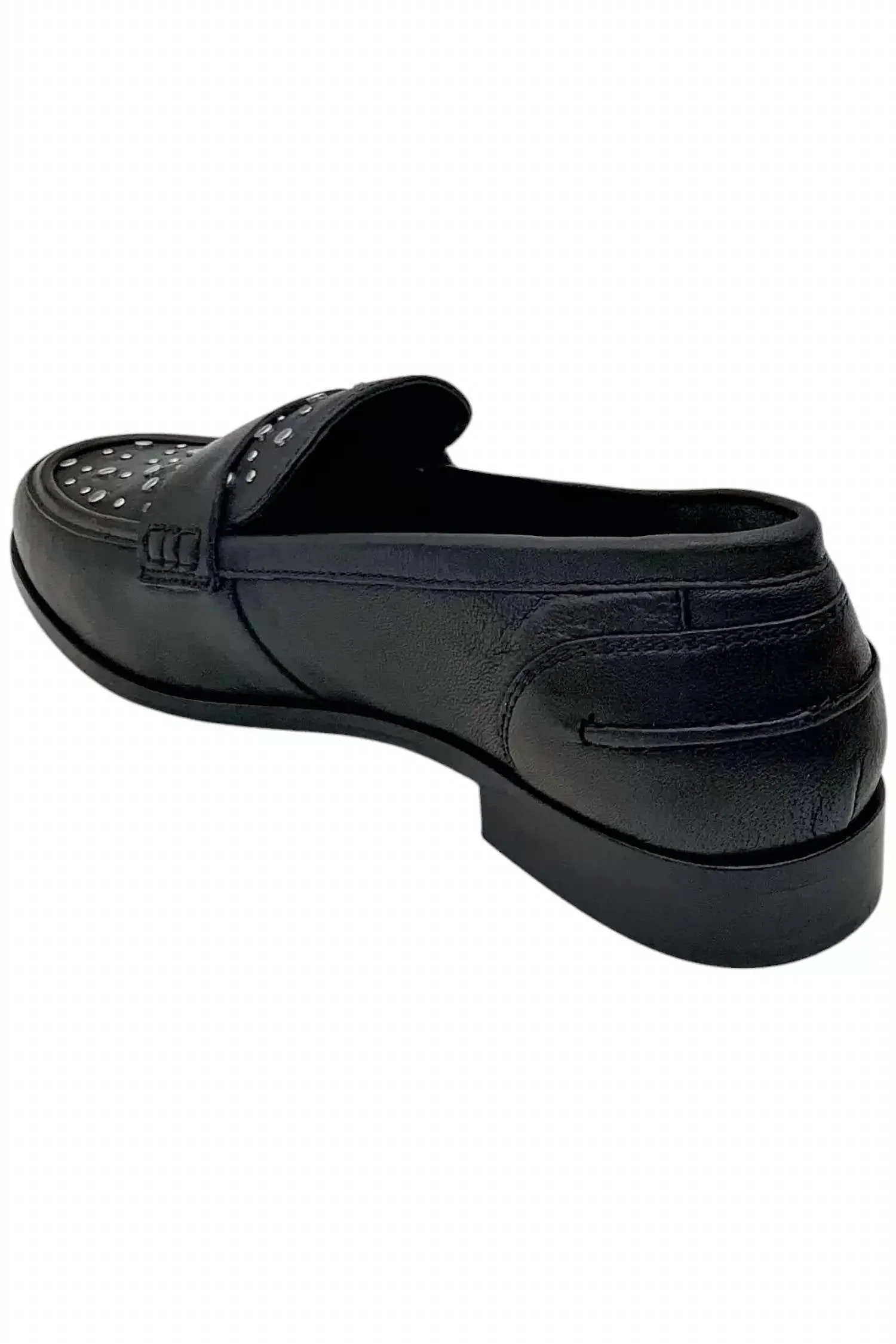 Women's Sooner Or Later Loafer In Black Studs