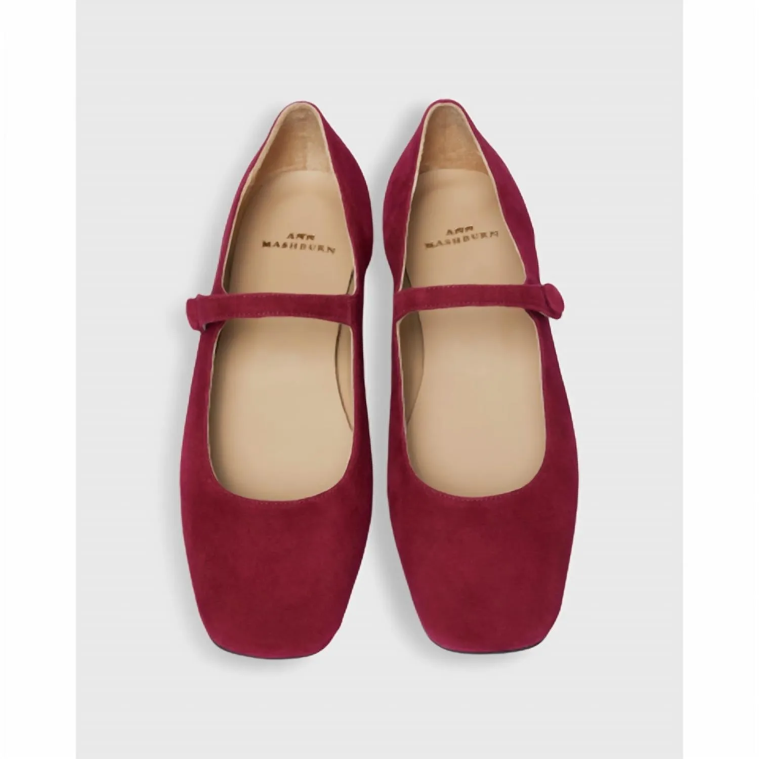 Women's Square Toe Shoe In Red