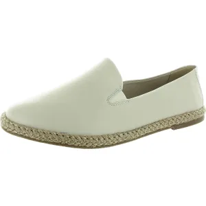 Womens Stretch Leather Flat Shoes