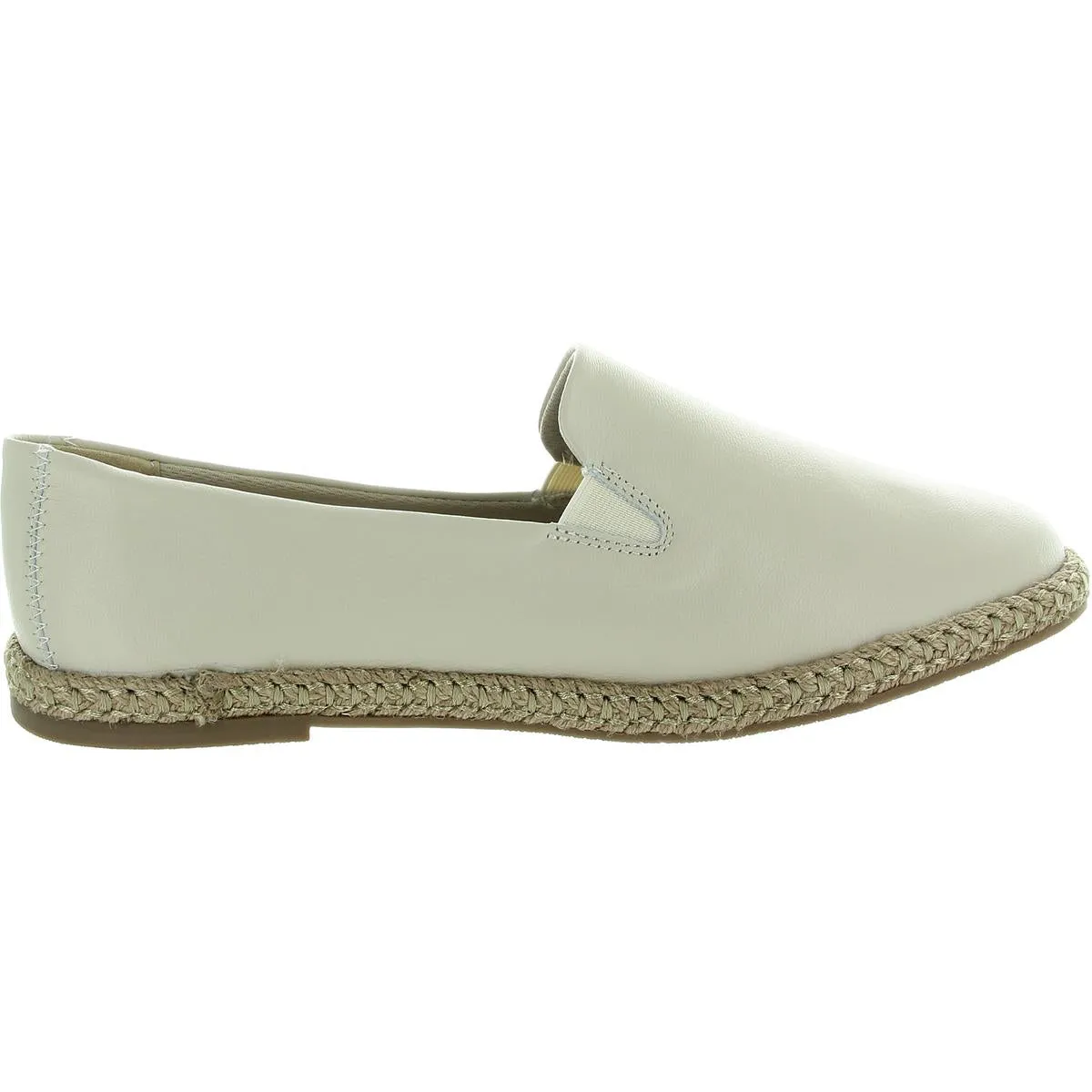 Womens Stretch Leather Flat Shoes