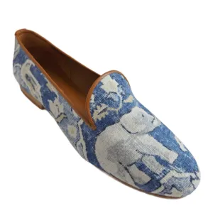 Women's Taylor Shoe In Navy Elephant