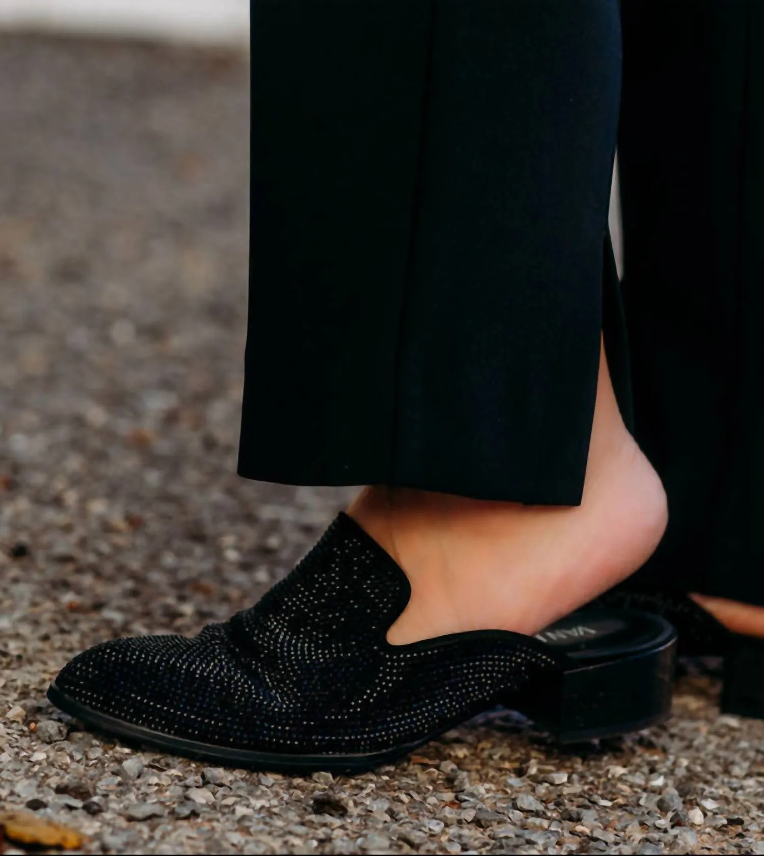 Women's Tegan Suede Flats In Black