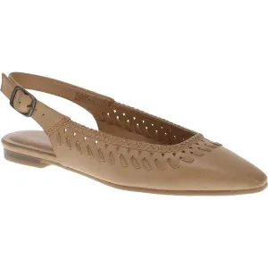 Womens Textured Man Made Slingbacks