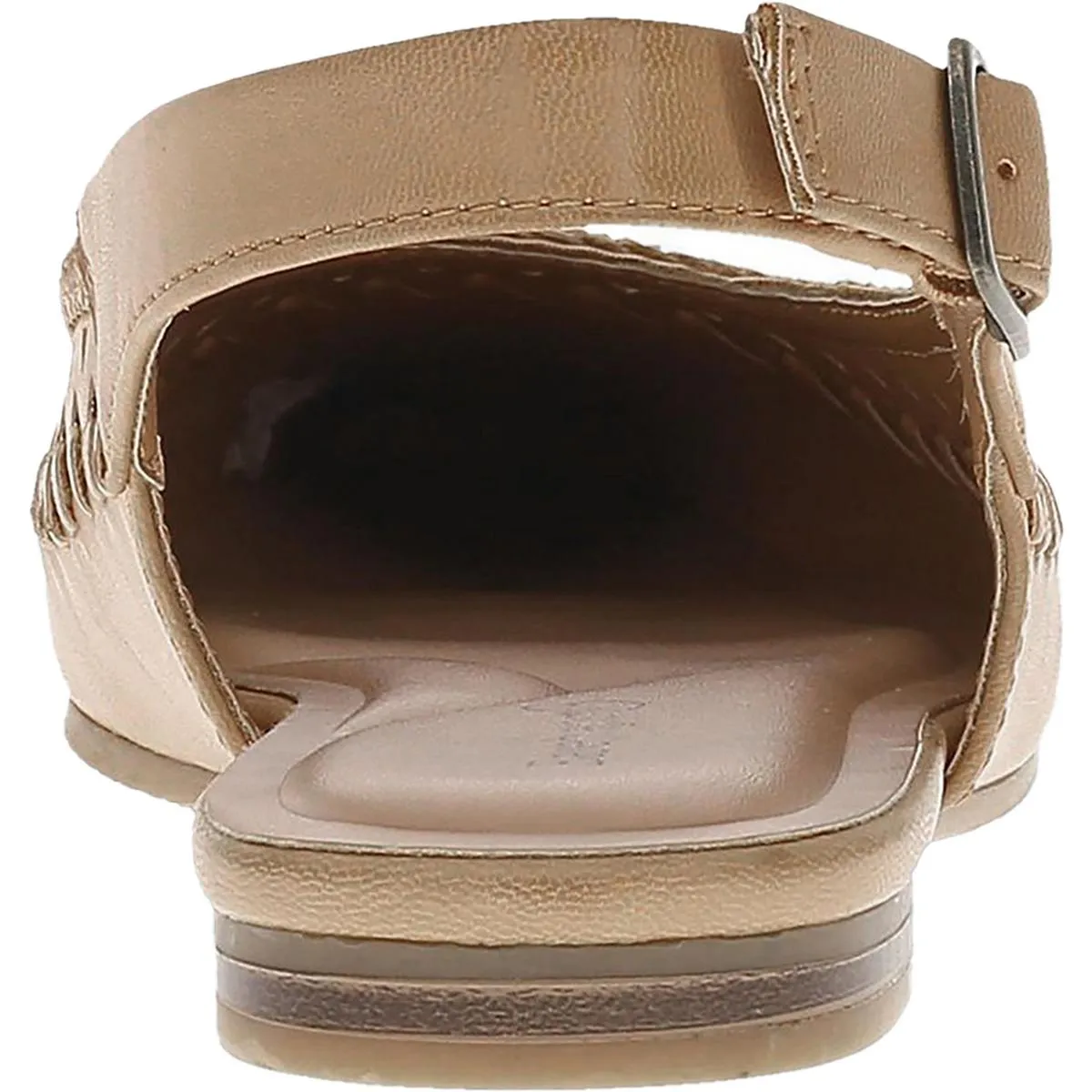 Womens Textured Man Made Slingbacks