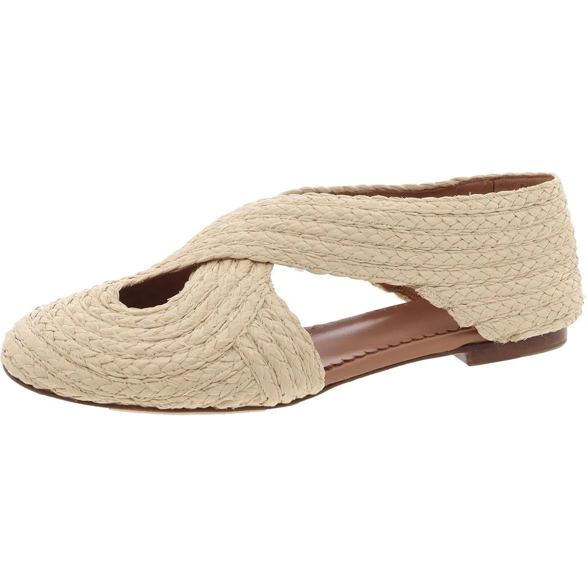 Womens Textured Woven Espadrilles