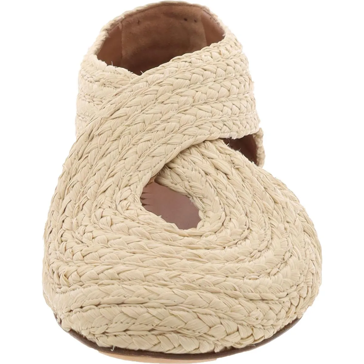 Womens Textured Woven Espadrilles
