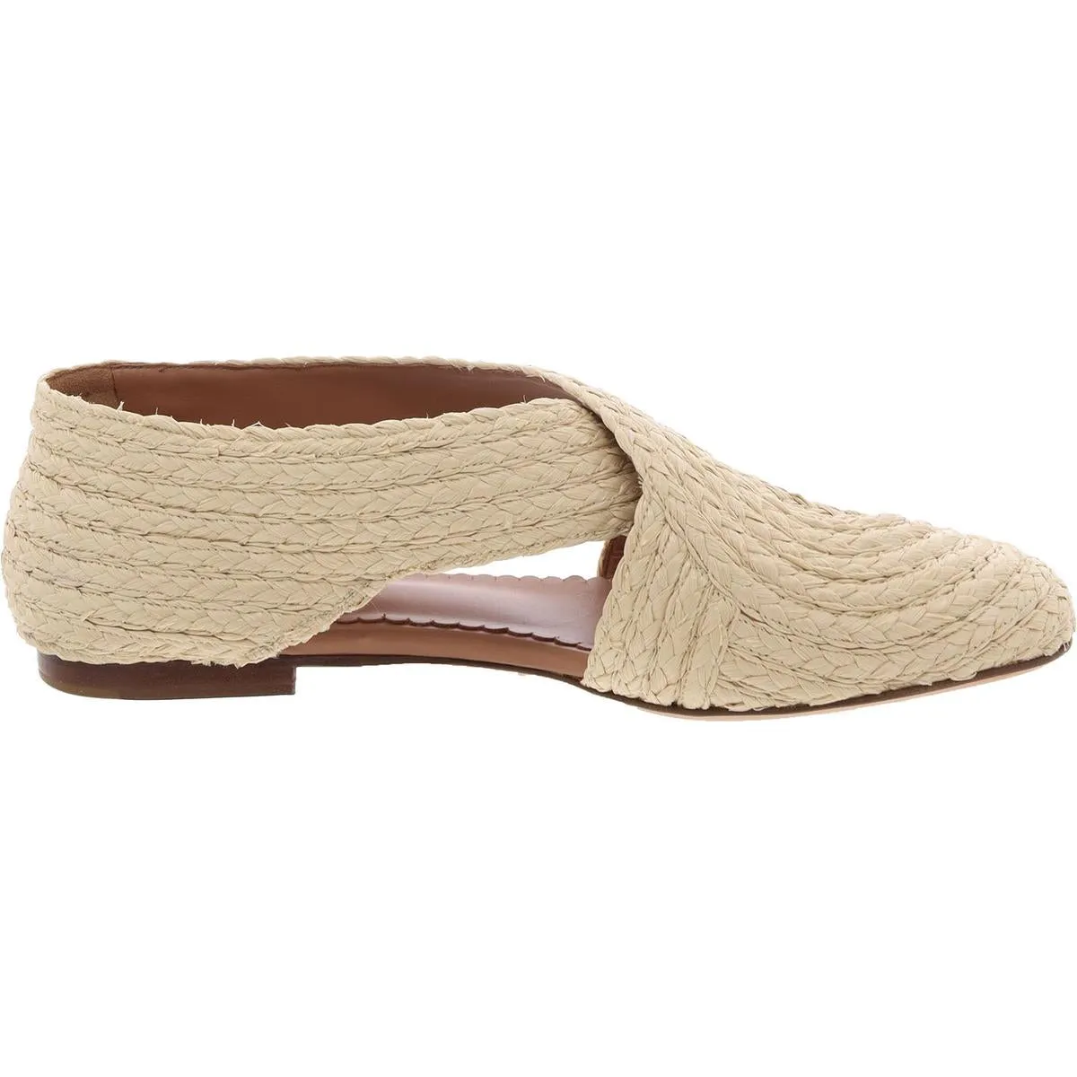 Womens Textured Woven Espadrilles