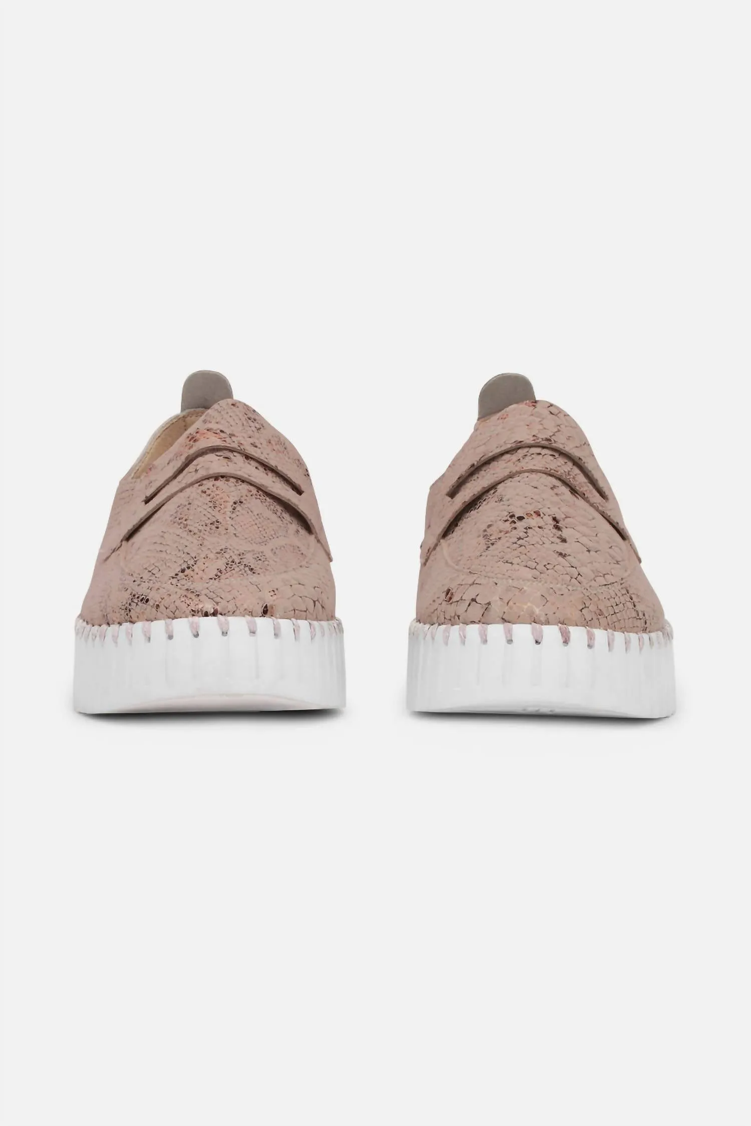 Women's Tulip Loafer Flat In Adobe Rose