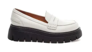 Women's Tyler Leather Loafers In White