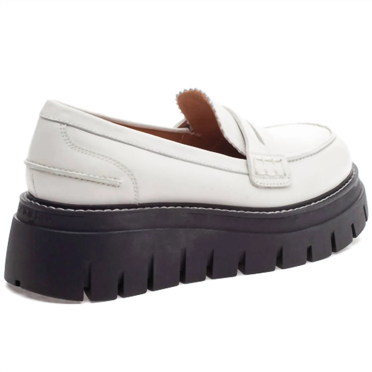 Women's Tyler Leather Loafers In White