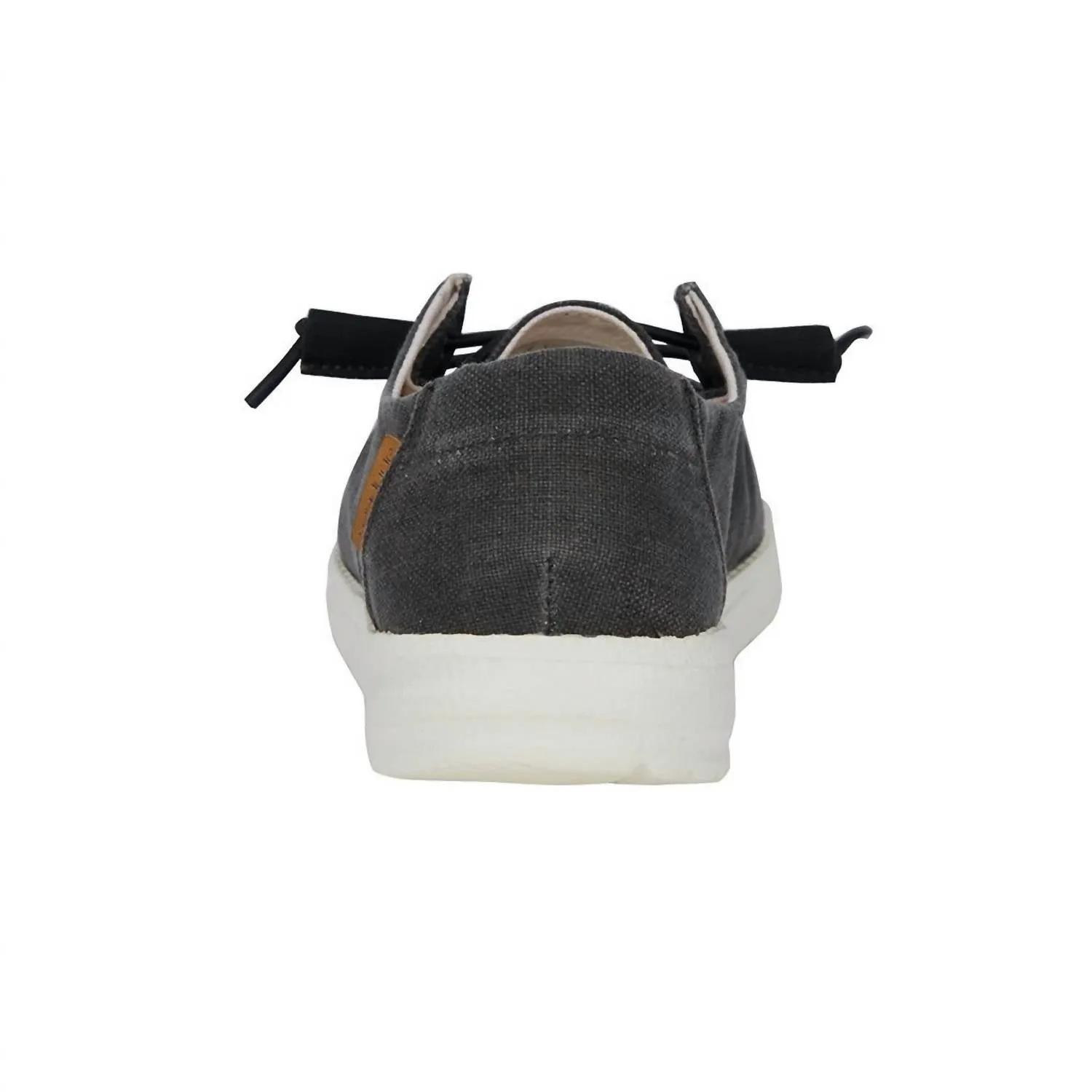 Women's Wendy Chambray Slip On Shoes In Off Black