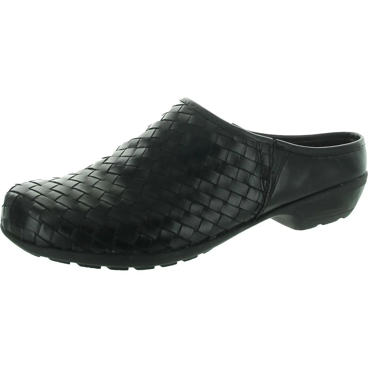 Womens Woven Leather Mules