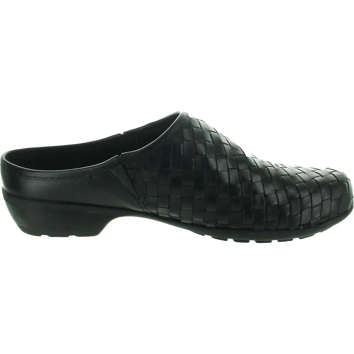 Womens Woven Leather Mules