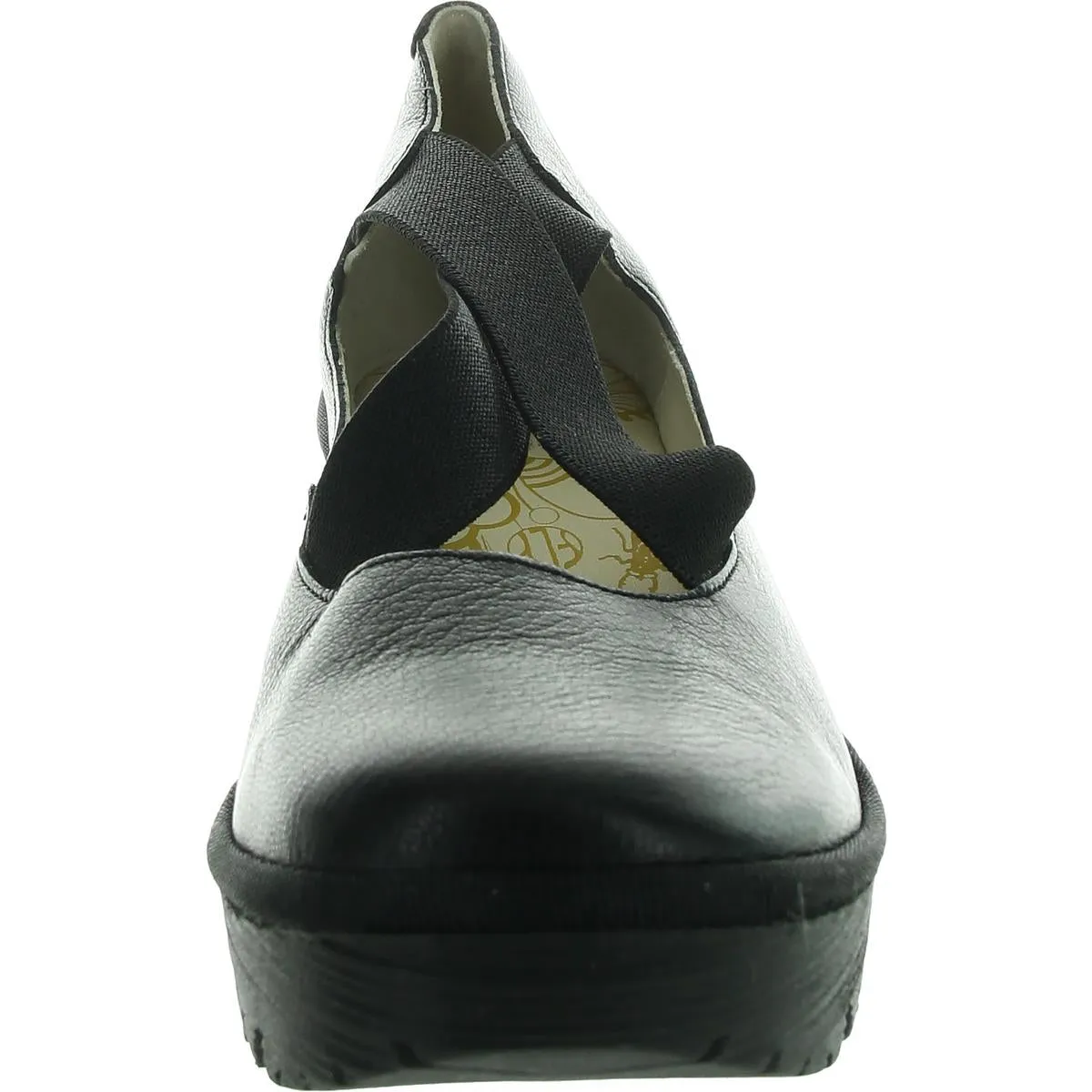 Yoly 402 Womens Criss-Cross Leather Loafers