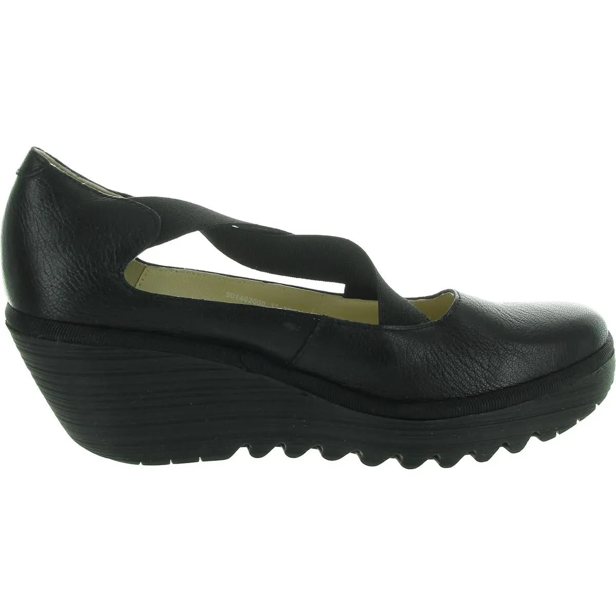 Yoly 402 Womens Criss-Cross Leather Loafers