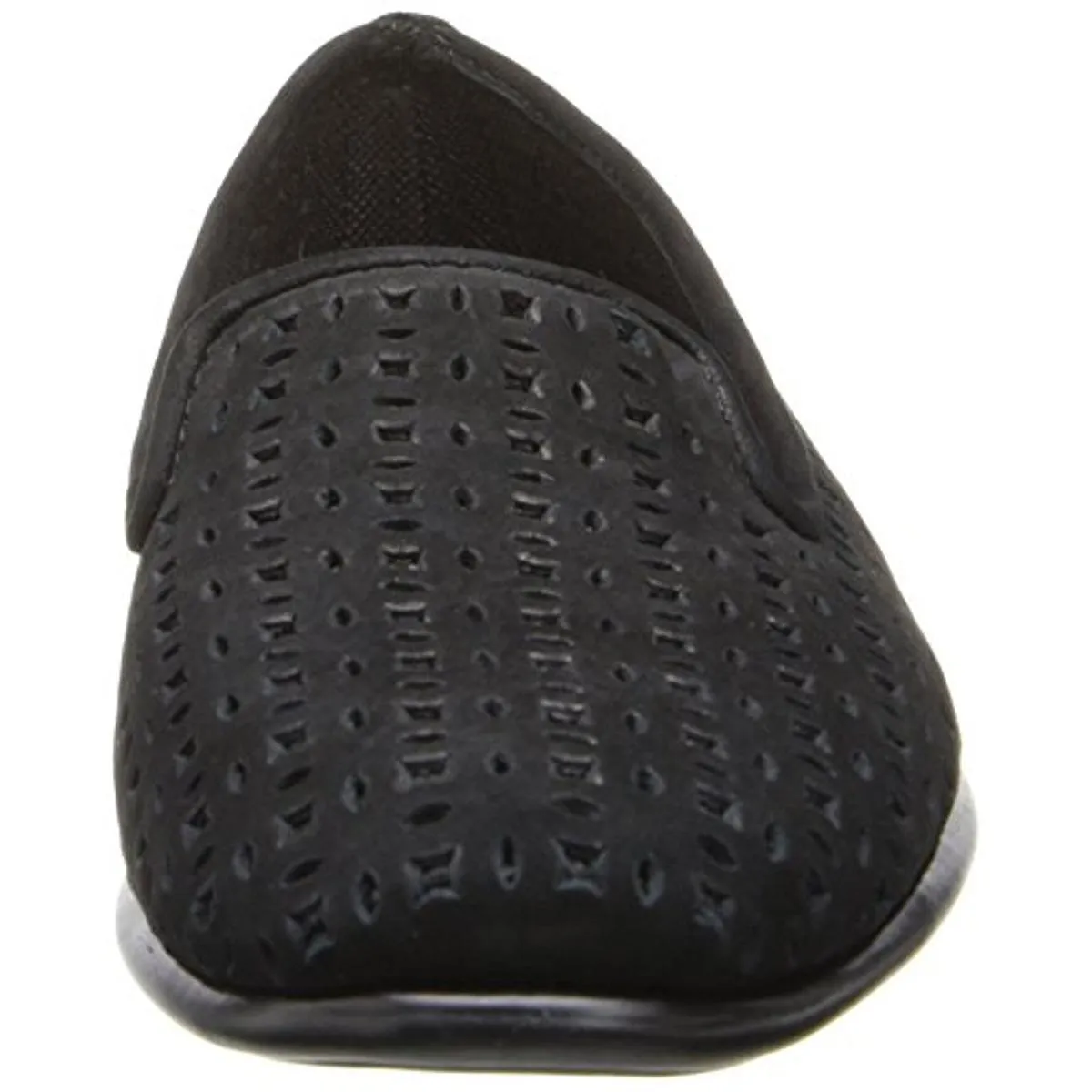 You Betcha Womens Perforated Smoking Loafers