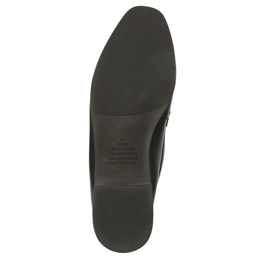 Zanna Loafer in Black Leather